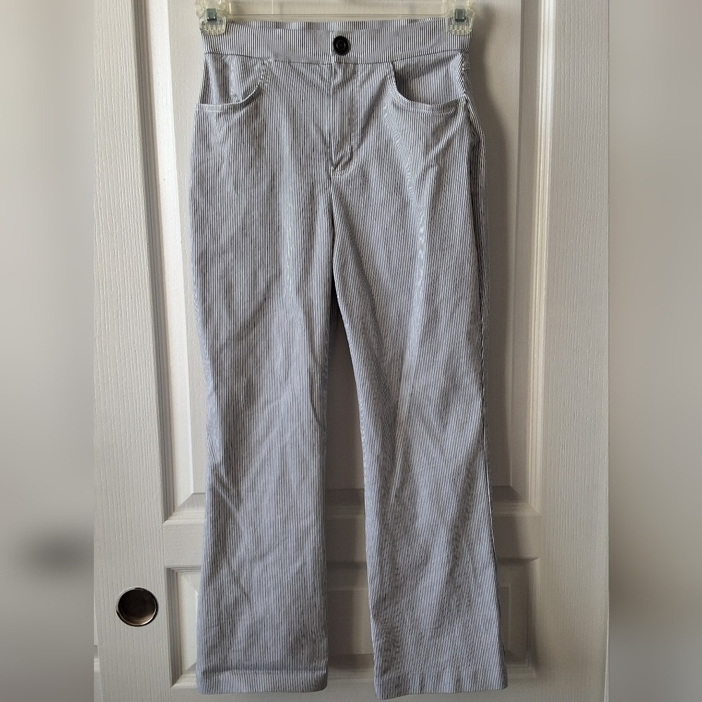 Free People S Florence Crop Railroad High Rise Pant Equestrian Dark Academy Prep